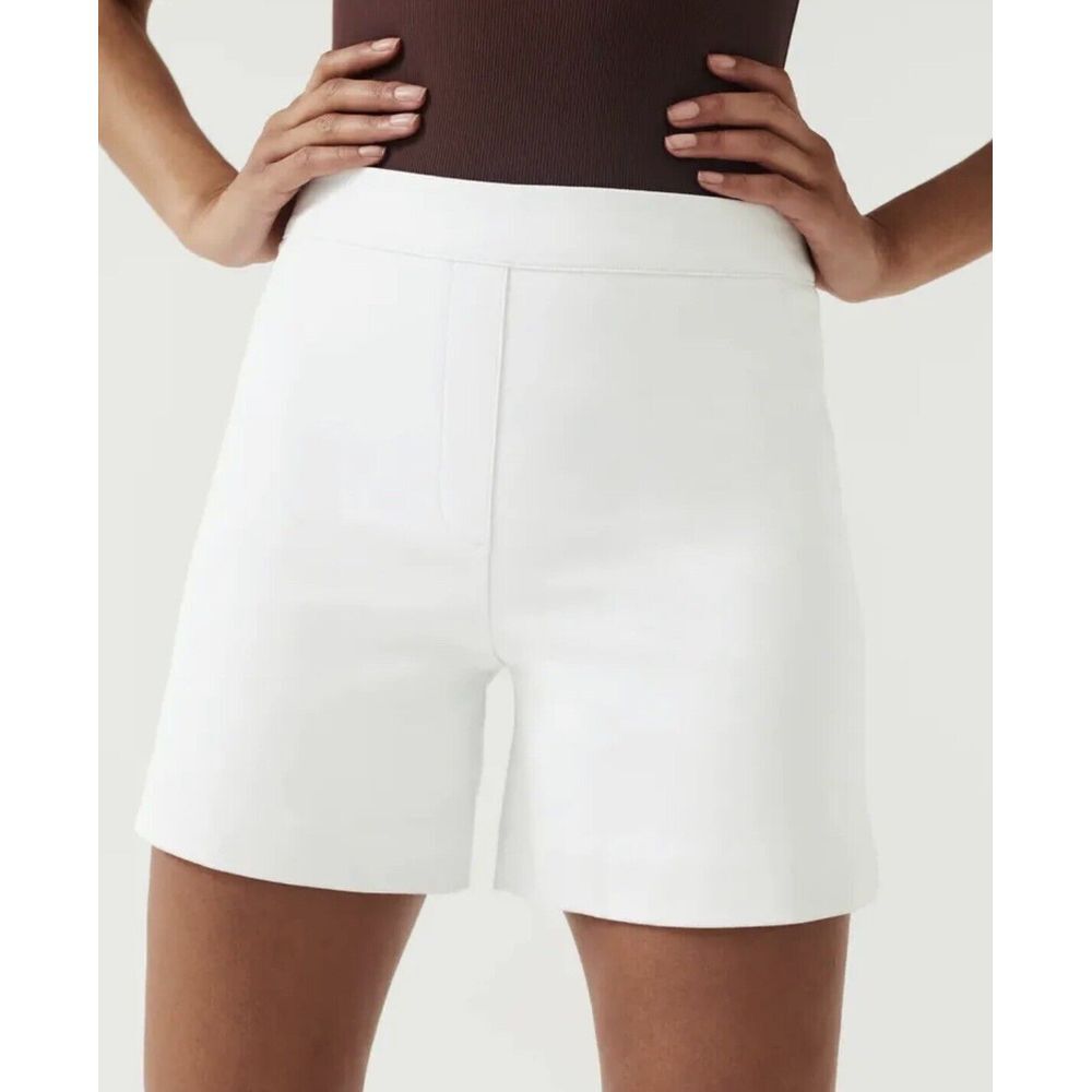 Spanx On-the-Go 6" Shorts with Ultimate Opacity Technology White‎ Size XL NWT